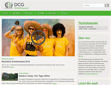 Tablet Screenshot of dcg-waldhausen.de
